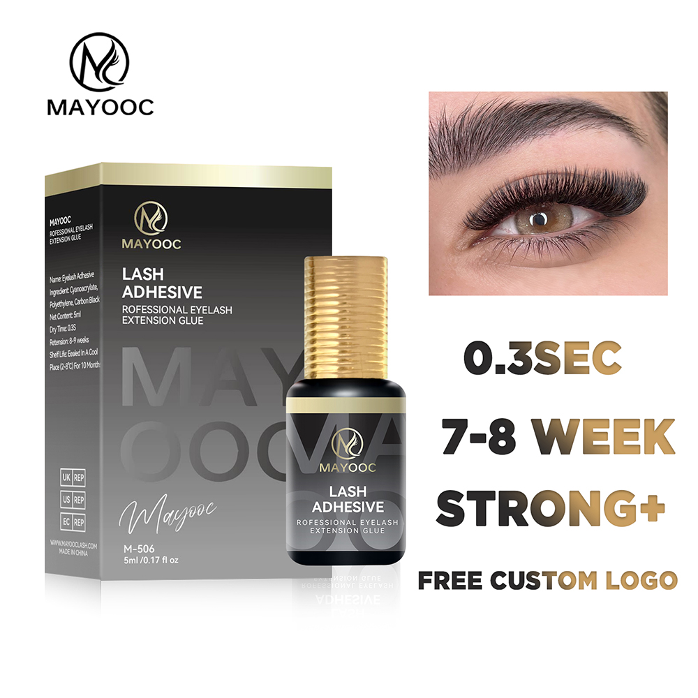Eyelash Extension Logo - MAYOOC 0.3 วินาที Eyelash Extension กาวแห้งเร็วขนตากาว