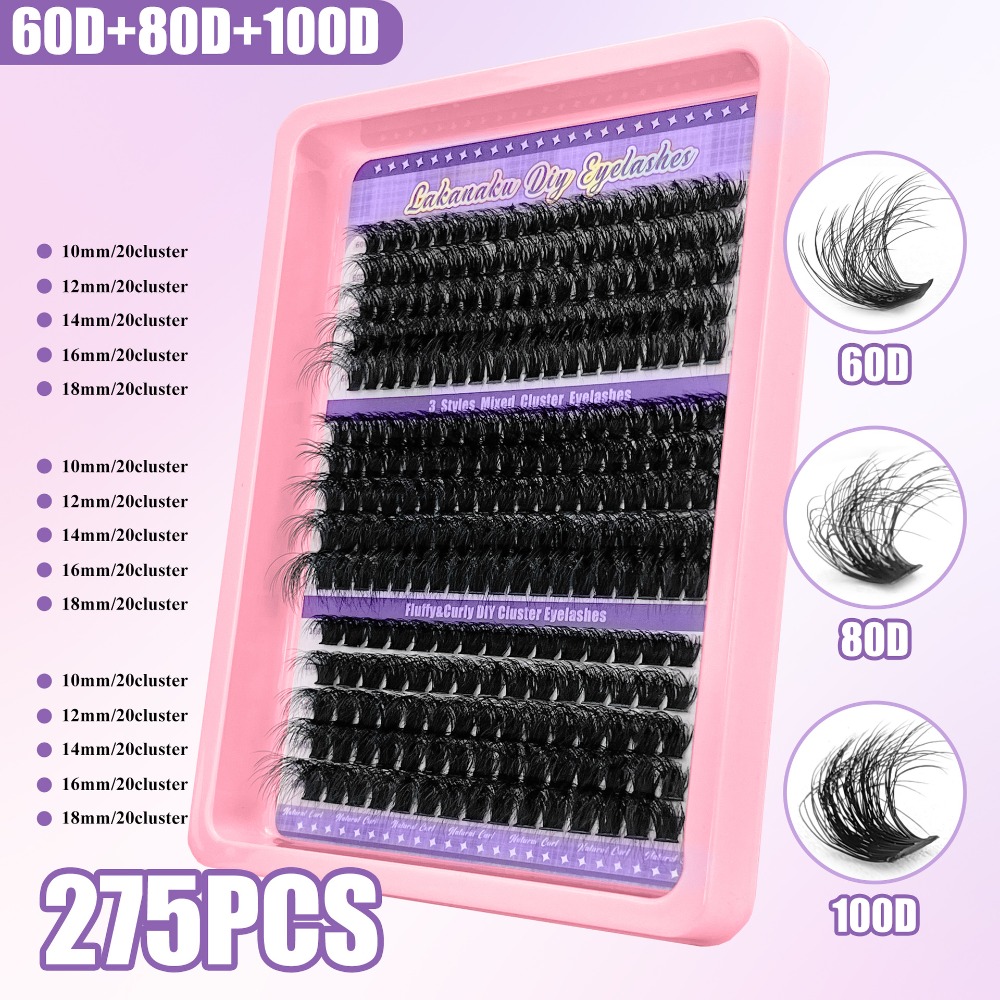 Eyelash Extension Volume Styles - ขนตาปลอมแบบธรรมชาติ ความยาว 9-16 มม. สไตล์ Wispy