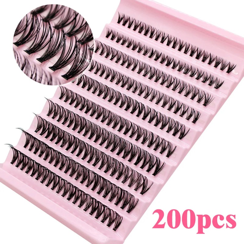 Eyelash Extension Volume Styles - ขนตาปลอมแบบช่อ DIY ขนาดใหญ่พิเศษ ความยาว 8-16 มม.