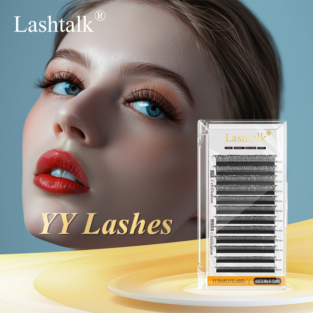 Eyelash Extension Yelix - ขนตาปลอมแบบตาข่ายสำหรับแต่งหน้าตัวต่อขนตาขนตาปลอมเนื้อนุ่มพิเศษรูปทรงทอจาก nagaraku