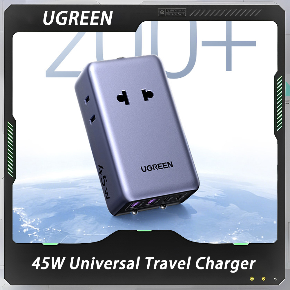 Eyelash Extension Uk - อะแดปเตอร์ UGREEN 45W GaN อเนกประสงค์ สำหรับเดินทาง