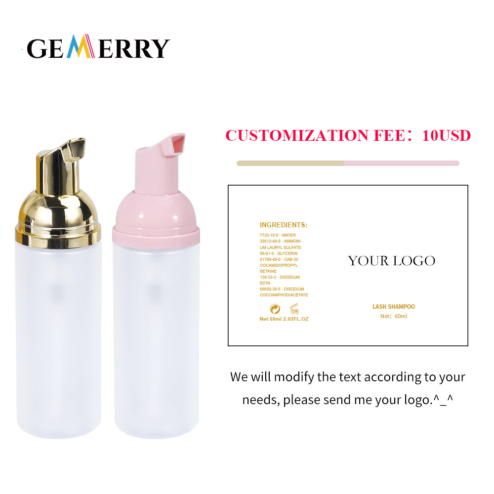 Eyelash Extension Cleaning - 60Ml โฟม Lash แชมพูทำความสะอาดสำหรับ Eyelash Extension