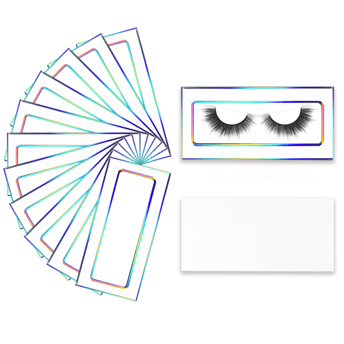 Lash กล่องบรรจุภัณฑ์ 25 มม.ขนต - Eyelash Extension Logo บทวิจารณ์และราคา