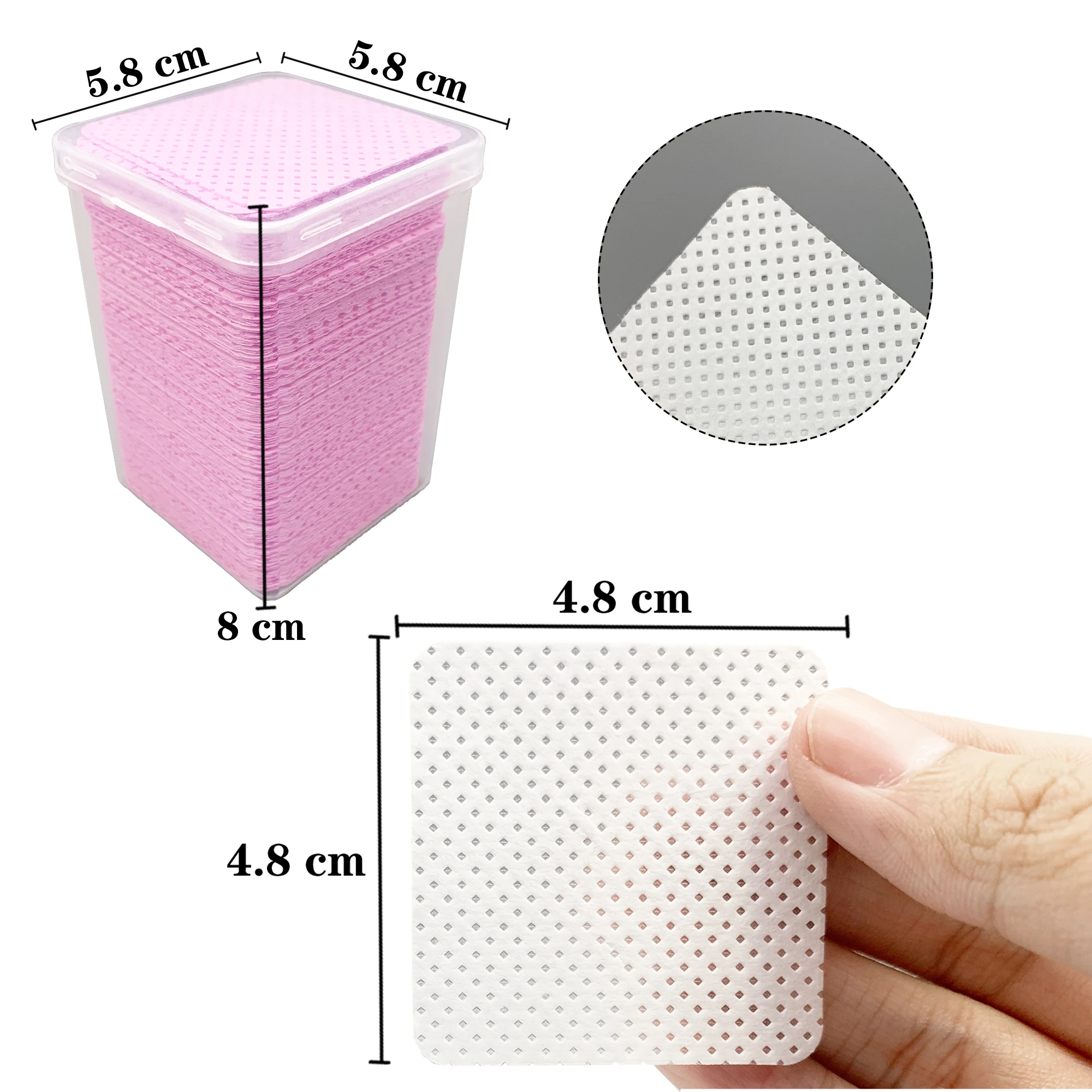 200 ชิ้น/กล่อง Lint ฟรีผ้าเช็ด - Eyelash Extension Glue Remover บทวิจารณ์และราคา