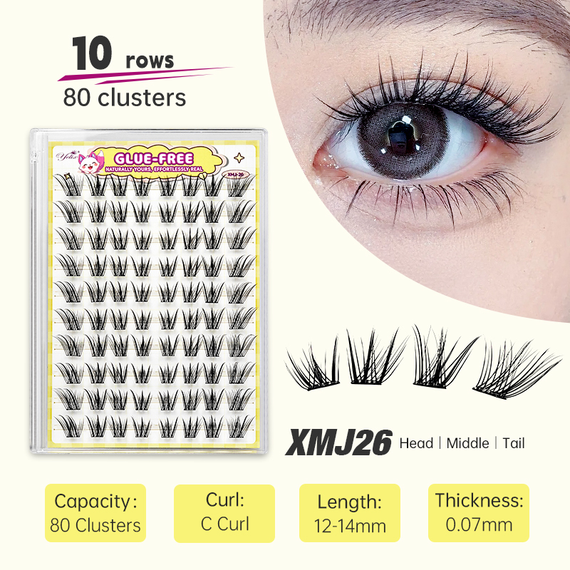 ขนตาปลอมแบบ Yelix Fox-style ติ - Eyelash Extension Yelix บทวิจารณ์และราคา