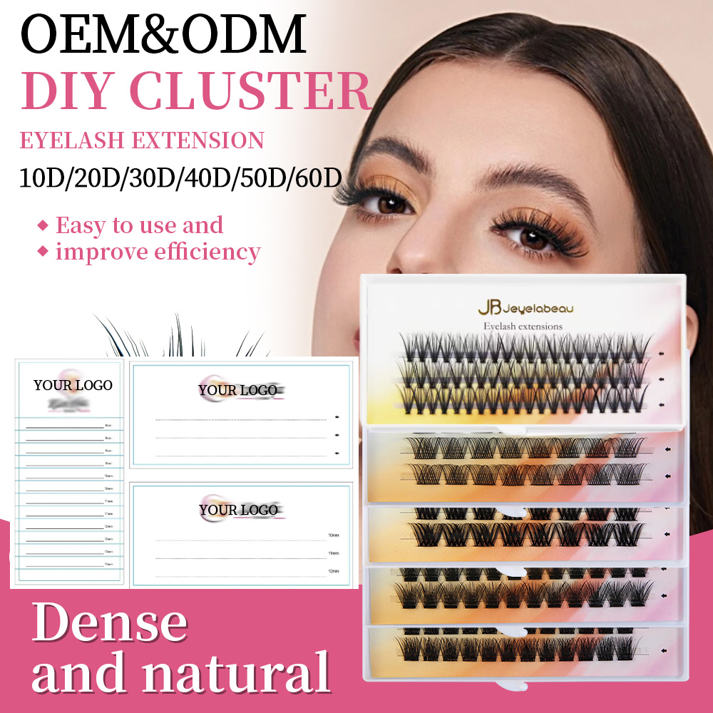 ขนตาปลอมแบบ DIY Cluster Lashes - Eyelash Extension Logo บทวิจารณ์และราคา