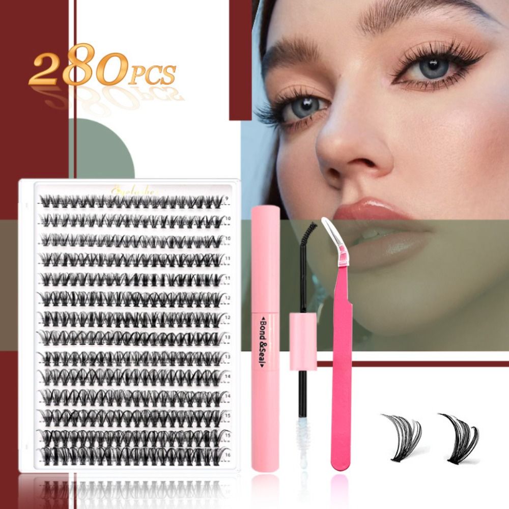 ขนตาปลอมแบบ 3 มิติ ความยาว 9-1 - Eyelash Extension Volume Styles บทวิจารณ์และราคา
