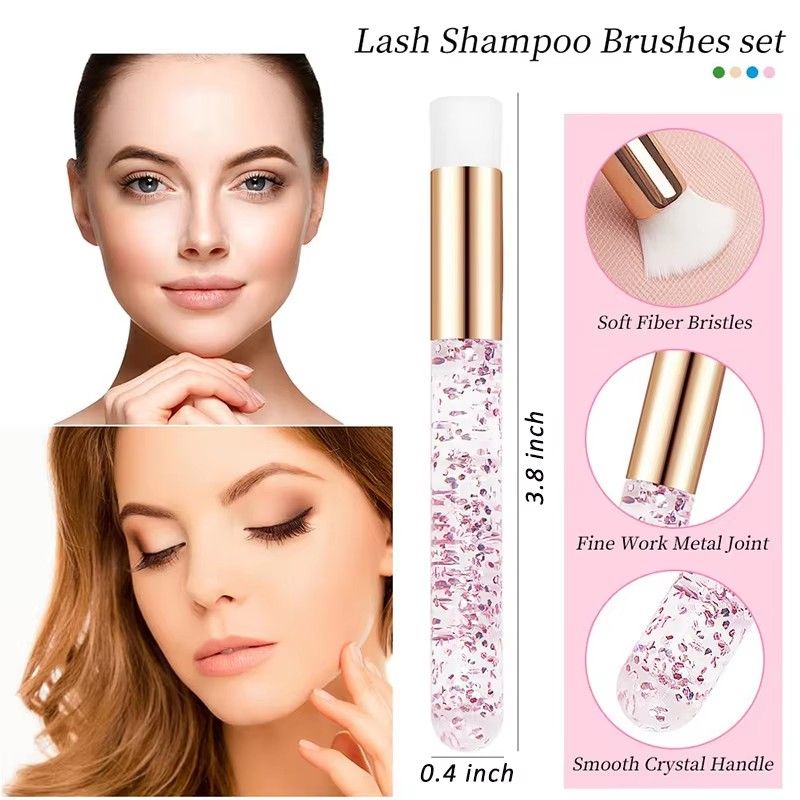 แปรงทำความสะอาดต่อขนตาคริสตัล  - Eyelash Extension Cleaning บทวิจารณ์และราคา