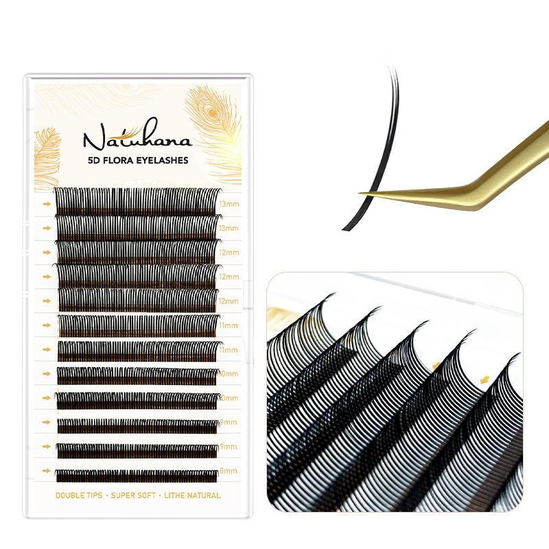 NATUHANA 5D W สไตล์ Flora Lash - Eyelash Extension Volume Styles บทวิจารณ์และราคา