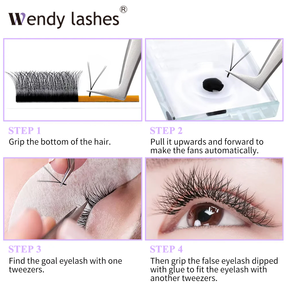 ขนตา Wendy ขนขนตาปลอมหนา12เส้น - Eyelash Extension Yelix บทวิจารณ์และราคา