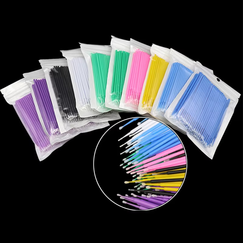 แปรงทำความสะอาดขนตา 100 ชิ้น ส - Eyelash Extension Cleaning บทวิจารณ์และราคา
