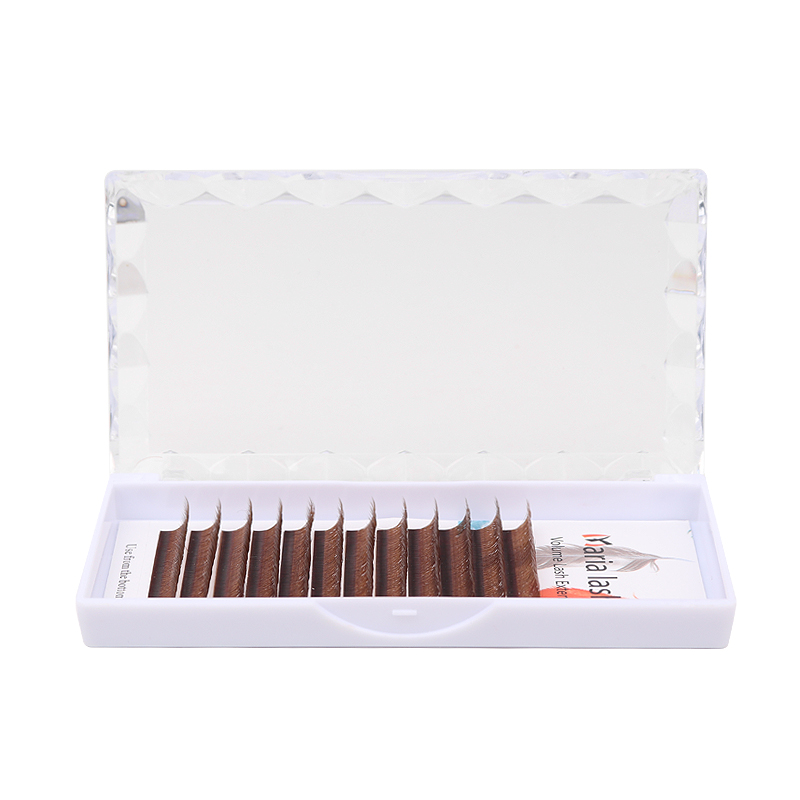 ขนตาปลอม MARIA Brown YY รูปทรง - Eyelash Extension Logo บทวิจารณ์และราคา