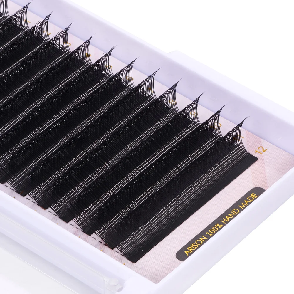 ARISON ขนตาปลอมแบบพัดสำเร็จรูป - Eyelash Extension Volume Styles บทวิจารณ์และราคา