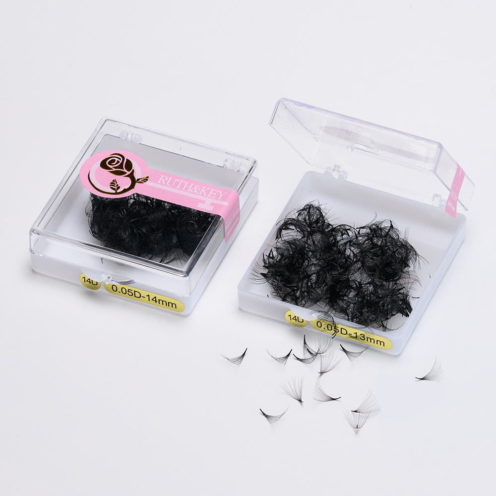 ขนตาปลอมแบบพัดสำเร็จรูป 14D แบ - Eyelash Extension Volume Styles บทวิจารณ์และราคา