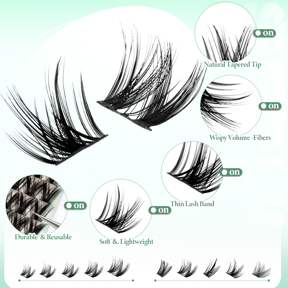 ชุดต่อขนตาแบบกลุ่มหนา ชุดต่อขน - Eyelash Extension Glue Remover บทวิจารณ์และราคา