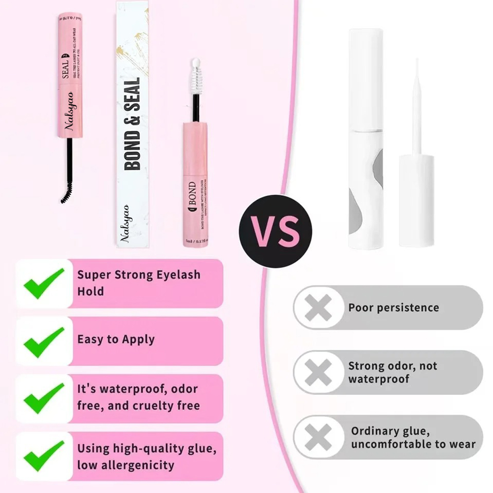 กาวติดขนตาปลอมแบบขายส่ง Lash B - Eyelash Extension Logo บทวิจารณ์และราคา